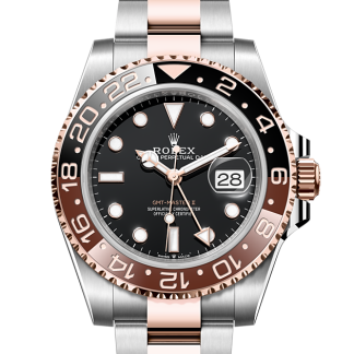 1:2 Super Replik Uhren Rolex GMT-Master II Austernstahl und Everosegold M126711CHNR-0002