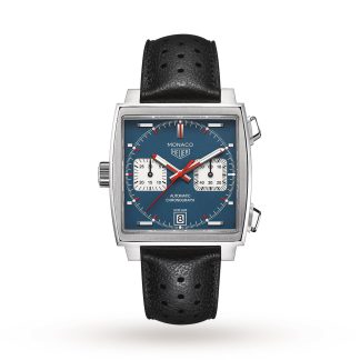 1:20 Super Replik Uhren TAG Heuer Vintage Monaco Automatik 39mm Herrenuhr Leder CAW211P.FC6356