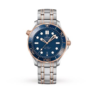 1:35 Super Replik Uhren Omega Seamaster Diver 300 Co-Axial Herrenuhr aus Edelstahl O21020422003002