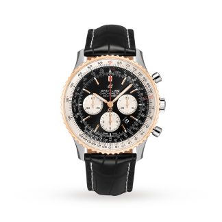 1:50 super klon uhren Breitling Navitimer Automatik B01 Chronograph 46 Uhr Leder UB0127211B1P2