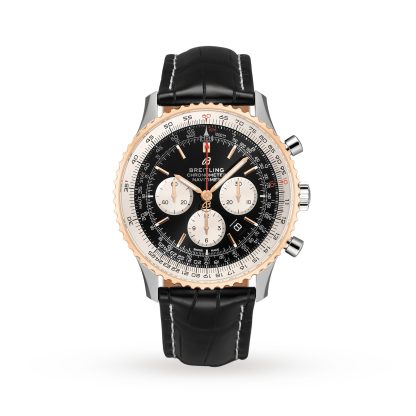 1:50 super klon uhren Breitling Navitimer Automatik B01 Chronograph 46 Uhr Leder UB0127211B1P2