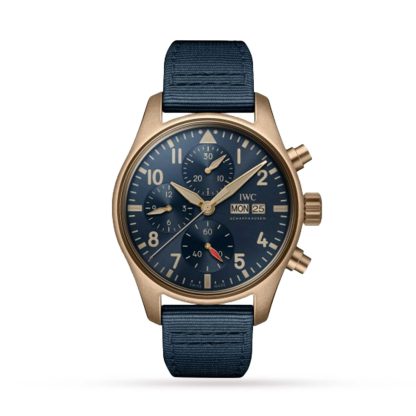 Beste Replik Uhren UK IWC Piloten Chronograph 41mm Herrenuhr Canvas IW388109