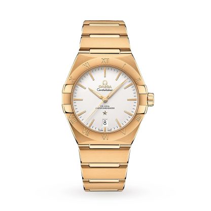 Beste Replik Uhren UK Omega Constellation 39mm Gelbgold Gelbgold O13150392002002