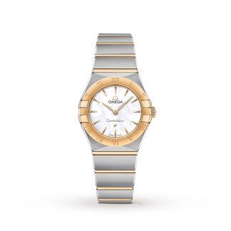 Beste Replik Uhren UK Omega Constellation Manhattan 25mm Damenuhr aus Edelstahl O13120256005002