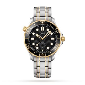 Beste Replik Uhren UK Omega Seamaster Pro-Diver 300 Herrenuhr Gelbgold plattiert O21020422001002