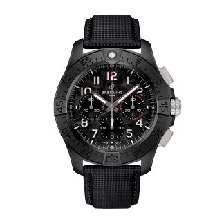 Beste Schweizer Replik Seiten Breitling Avenger B01 Chronograph 44mm Night Mission Herrenuhr schwarz Kalbsleder SB0147101B1X1