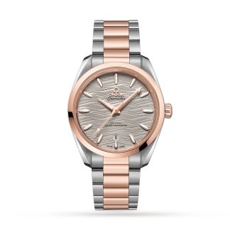 Beste Schweizer Replik Seiten Omega Aqua Terra 150M Co-Axial Master Chronometer Damen 38mm 18ct Rose Gold O22020382006001