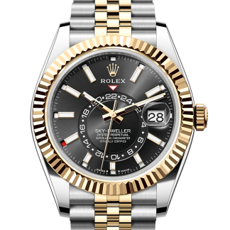 Beste Schweizer Replik-Seiten Rolex Sky-Dweller Austernstahl und Gelbgold M336933-0004