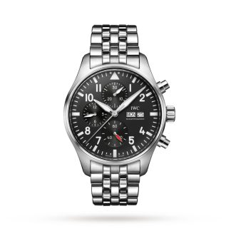 Designer kaufen IWC Fliegeruhr Chronograph 43mm Edelstahl IW378002