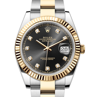 Designer kaufen Rolex Datejust 41 Austernstahl und Gelbgold M126333-0005