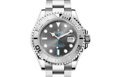 Falsches Handgelenk Rolex Yacht-Master 40 Austernstahl und Platin M126622-0001