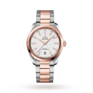 Frauen Schweizer Replik-Uhren Omega Seamaster Aqua Terra 150m Co-Axial 38mm Herrenuhr Zweifarbig O22020382002001