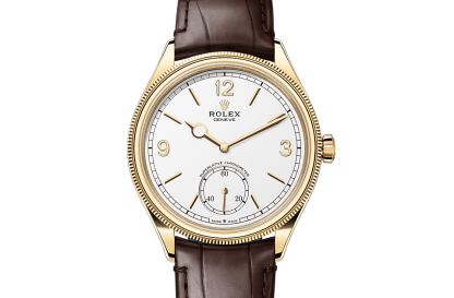 Frauen Schweizer Replik Uhren Rolex 1908 18 Karat Gelbgold