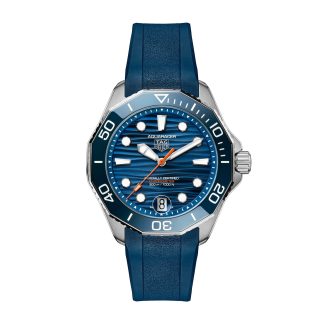 Frauen Schweizer Replik-Uhren TAG Heuer Aquaracer Professional 300 Date 42mm Herrenuhr blau Gummi WBP5111.FT6259