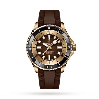 Großhandel Designer Breitling Superocean Automatic 44 Bronze Uhr Gummi N17376201Q1S1