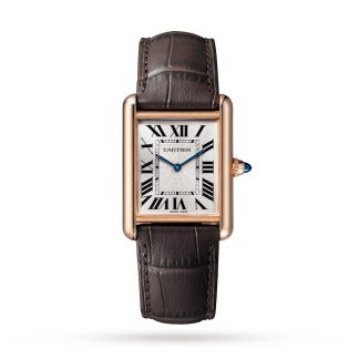 Großhandel Designer Cartier Tank Louis Cartier Uhr großes Modell Manufaktur mechanisches Uhrwerk mit Handaufzug Alligator WGTA0011