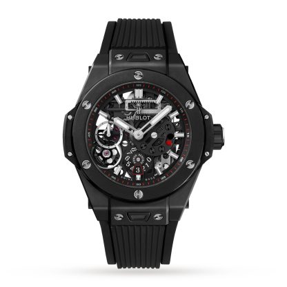 Großhandel Designer Hublot Big Bang Meca-10 Black Magic Chronograph 45mm Gummi 414.CI.1123.RX