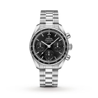 Großhandel Luxus Omega Speedmaster 38mm Co-Axial Chronograph Automatikuhr Edelstahl O32430385001001