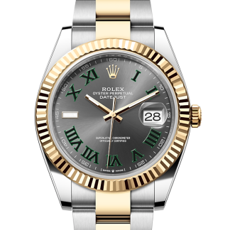 Großhandel Luxus Rolex Datejust 41 Austernstahl und Gelbgold M126333-0019