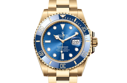 Großhandelsdesigner Rolex Submariner Date Gelbgold M126618LB-0002