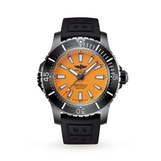 Hochwertige Designer Breitling Superocean Automatic 48 Kautschukband Uhr Kautschuk E17369241I1S1