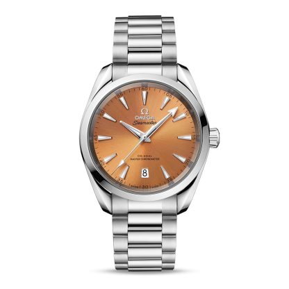 Hochwertige Designer Omega Seamaster Aqua Terra 150m Co-Axial Master Chronometer 38mm Unisex Uhr Gelb Edelstahl O22010382012001