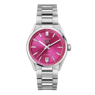 Hochwertige Designer TAG Heuer Carrera Date 36mm Unisex Uhr Rosa Edelstahl WBN2313.BA0001