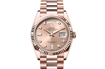 Hochwertiger Designer Rolex Day-Date 36 Everose-Gold M128235-0009