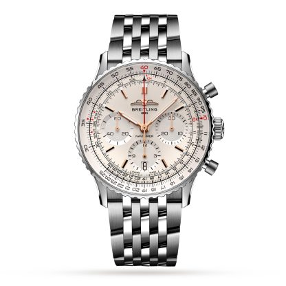 Luxus hoher Qualität Breitling Navitimer B01 Chronograph 41 Edelstahl Uhr Edelstahl AB0139211G1A1