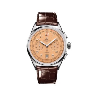 Luxus hoher Qualität Breitling Premier B01 Chronograph 42mm Herrenuhr Kupfer Alligator AB0145331K1P1