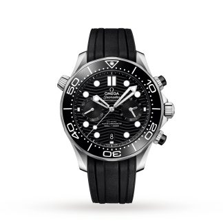 Luxus hoher Qualität Omega Seamaster Diver 300M Co-Axial Master Chronometer Chronograph 44mm Gummi O21032445101001