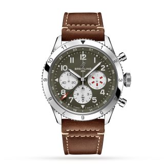 Luxus kaufen Breitling Super AVI B04 Chronograph Curtiss Warhawk 46 Uhr Leder AB04452A1L1X1