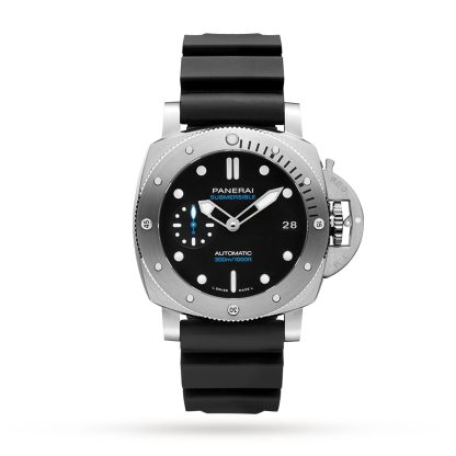 Männer Schweizer Replik-Uhren Panerai Submersible 42mm Gummi PAM02973