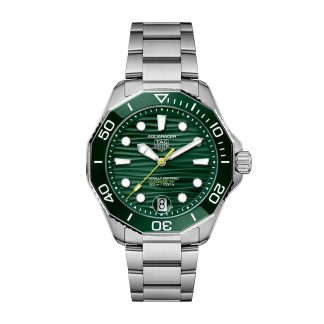 Männer Schweizer Replik-Uhren TAG Heuer Aquaracer Professional 300 Date 42mm Herrenuhr Grün Edelstahl WBP5116.BA0013