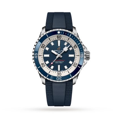 Mode-Luxus Breitling Superocean Automatic 42 Edelstahl Kautschukband Uhr Gummi A17375E71C1S1