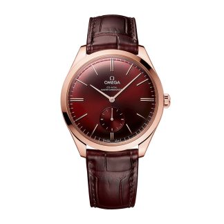 Mode-Luxus Omega De Ville Tresor 40mm Herrenuhr rot Alligator O43553402111002