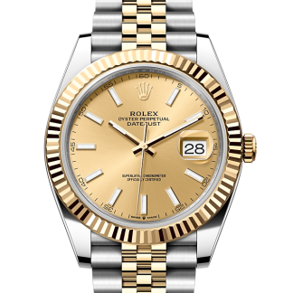 Mode-Luxus Rolex Datejust 41 Austernstahl und Gelbgold M126333-0010