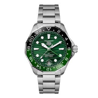 Mode-Luxus TAG Heuer Aquaracer Professional 300 GMT 42mm Herrenuhr Grün Edelstahl WBP5115.BA0013