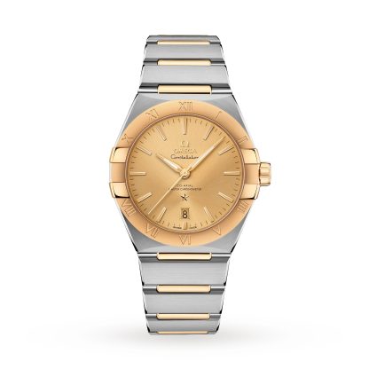 Modedesigner Omega Constellation 39mm Stahl - Gelbgold auf Stahl - Gelbgold Edelstahl & 18ct Gelbgold O13120392008001