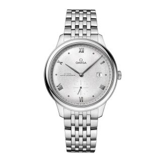 Modedesigner Omega De Ville Prestige 41mm Herrenuhr Silber Edelstahl O43410412002001