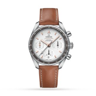 Modedesigner Omega Speedmaster 38 Co-Axial Chronometer Chronograph 38mm Leder O32432385002001