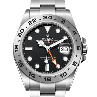 Modedesigner Rolex Explorer II Austernstahl M226570-0002