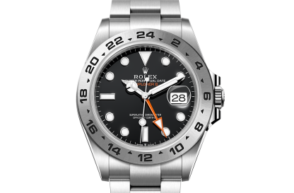 Modedesigner Rolex Explorer II Austernstahl M226570-0002