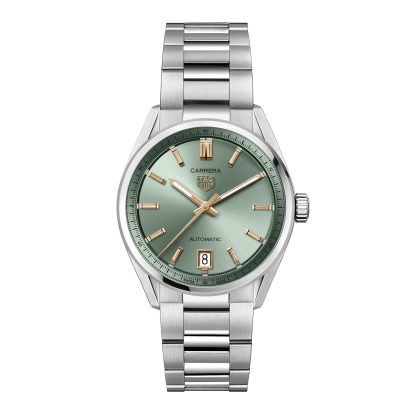 Modedesigner TAG Heuer Carrera Date 36mm Unisex Uhr Grün Edelstahl WBN2312.BA0001