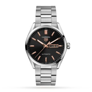 Modedesigner TAG Heuer Carrera Dreizeiger 41mm Automatik Herrenuhr Edelstahl WBN2013.BA0640