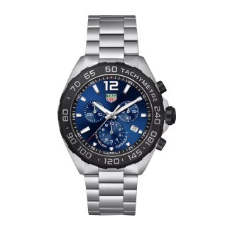 Modedesigner TAG Heuer Formula 1 Chronograph 43mm Herrenuhr blau Edelstahl CAZ101AV.BA0842