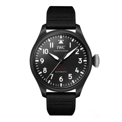 Replik Designer IWC Big Pilot Top Gun 43mm Herrenuhr schwarzes Segeltuch IW329801