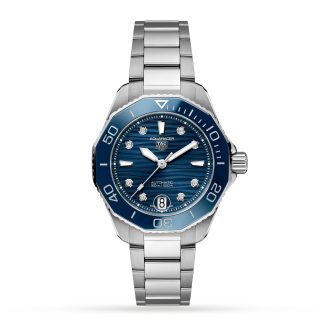 Replik Designer TAG Heuer Aquaracer Professional 300 Automatik 36mm Damenuhr aus Edelstahl WBP231B.BA0618