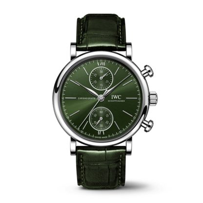 Replik Handgelenk IWC Portofino Chronograph 39mm Herrenuhr Alligator IW391405