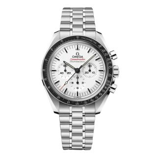 Replik Luxus Omega Speedmaster Moonwatch Professional 42mm Herrenuhr weiß Edelstahl O31030425004001